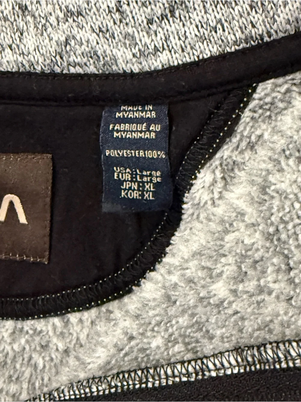 Tsla Men's Grey Quarter-Zip Knit Pullover Sweater, Large